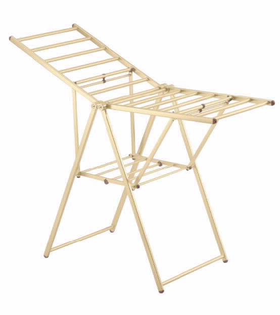 מתקן כביסה אלומיניום דקורטיבי זהב