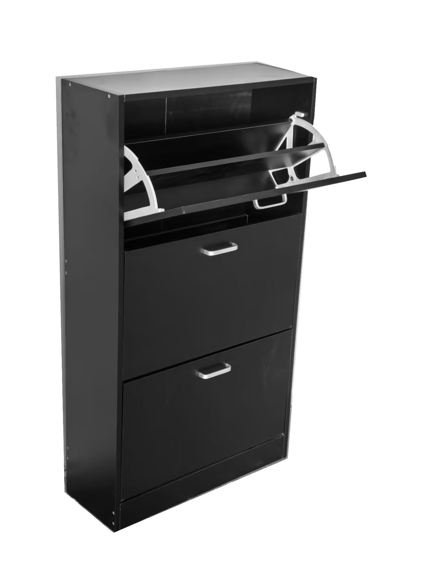 ארון נעליים 3 תאים שחור