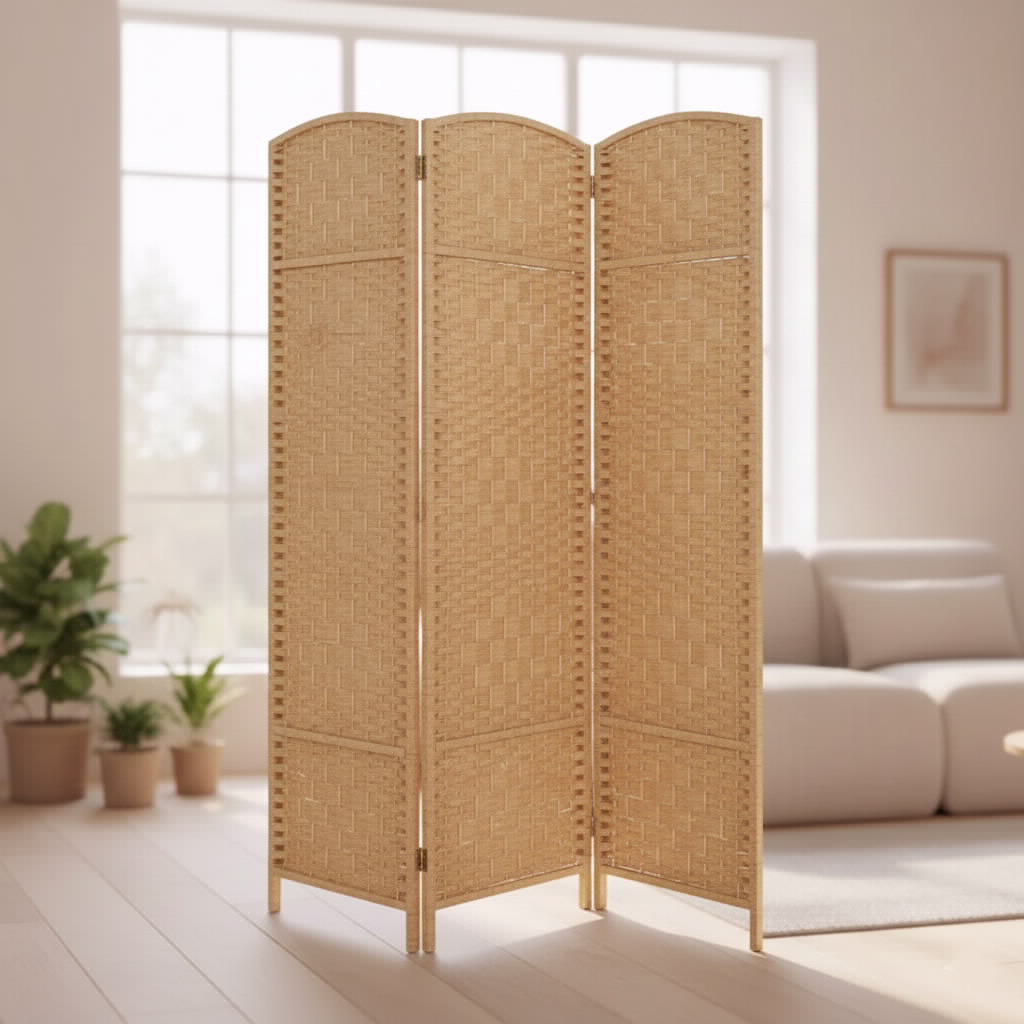 פרגוד קש קלוע 180*150 ס"מ טבעי