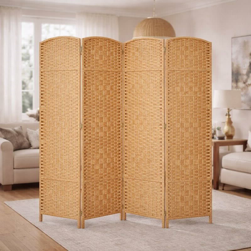 פרגוד קש קלוע 200*180 ס"מ טבעי