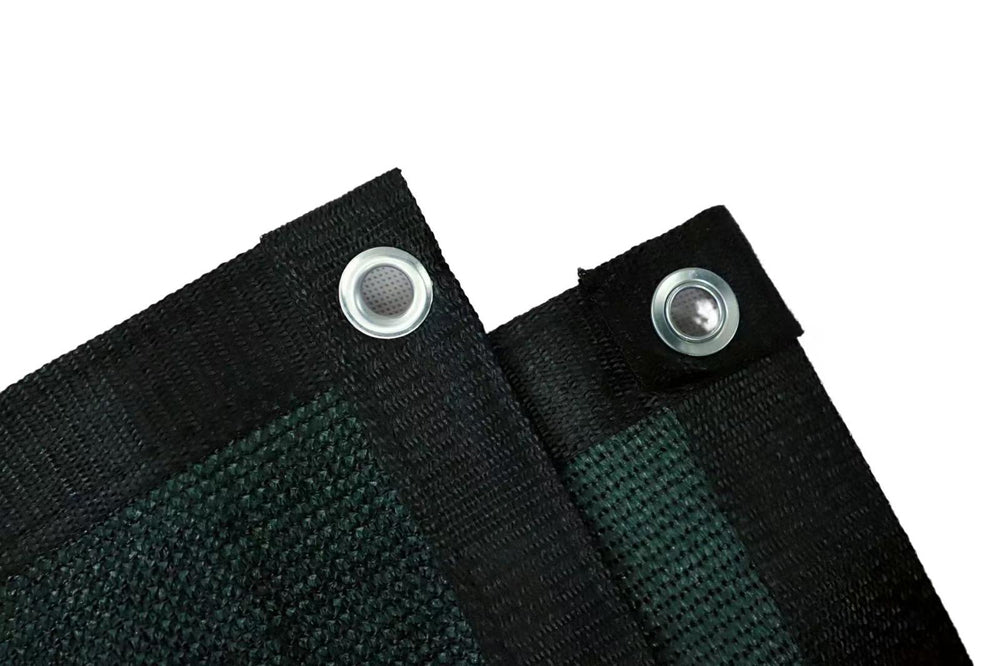 רשת צל 3*3 מטר עם טבעות ירוק