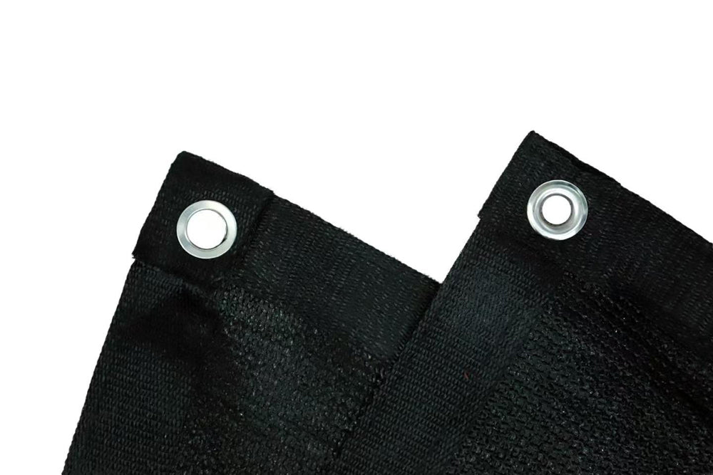 רשת צל 3*3 מטר עם טבעות שחור