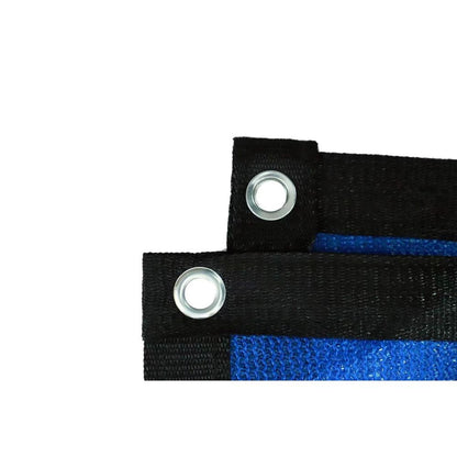 רשת צל 4*3 מטר עם טבעות כחול