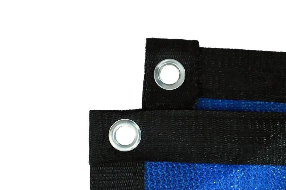 רשת צל 4*3 מטר עם טבעות כחול