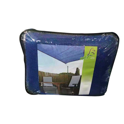 רשת צל 4*3 מטר עם טבעות כחול