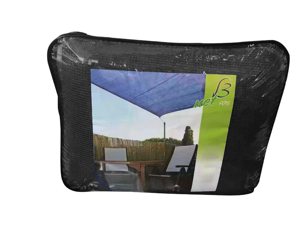 רשת צל 4*3 מטר עם טבעות שחור