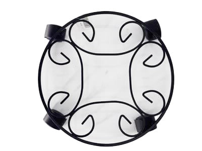 תחתית מתכת מעוצבת 35 ס"מ