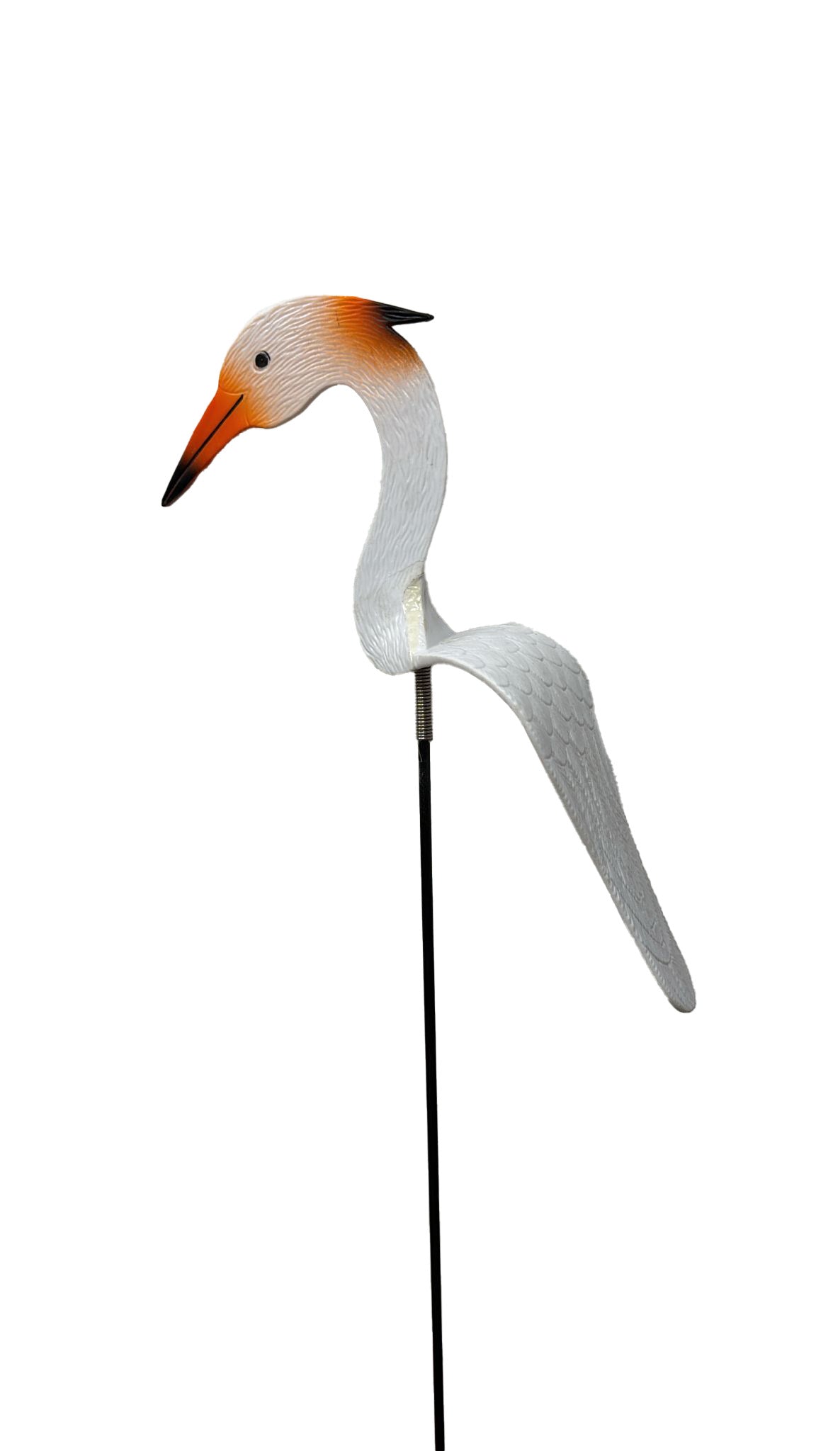 פלמינגו לבן-כחול על מקל 60 ס"מ