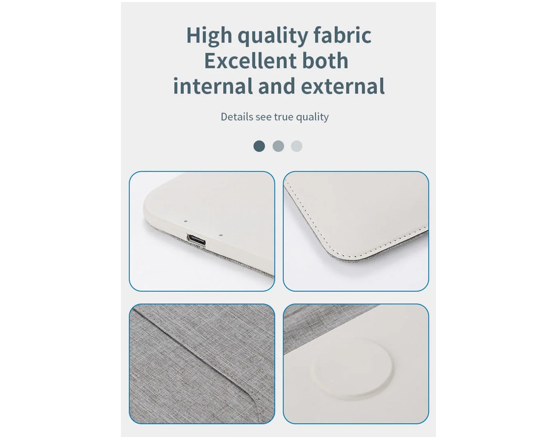 נרתיק לפטופ 5 ב-1 מעור – סט מולטיפונקציונלי עם מטען אלחוטי ואחסון