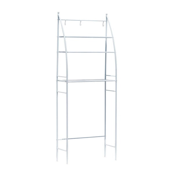 ארגונית 3 מדפים מעל מכונת הכביסה צבע לבן