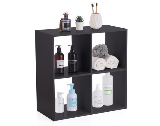 כוורת עץ 4 תאים-שחור