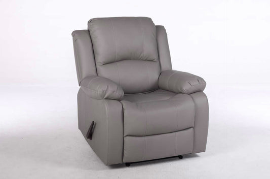 כורסת טלוויזיה PU דמוי עור אפור