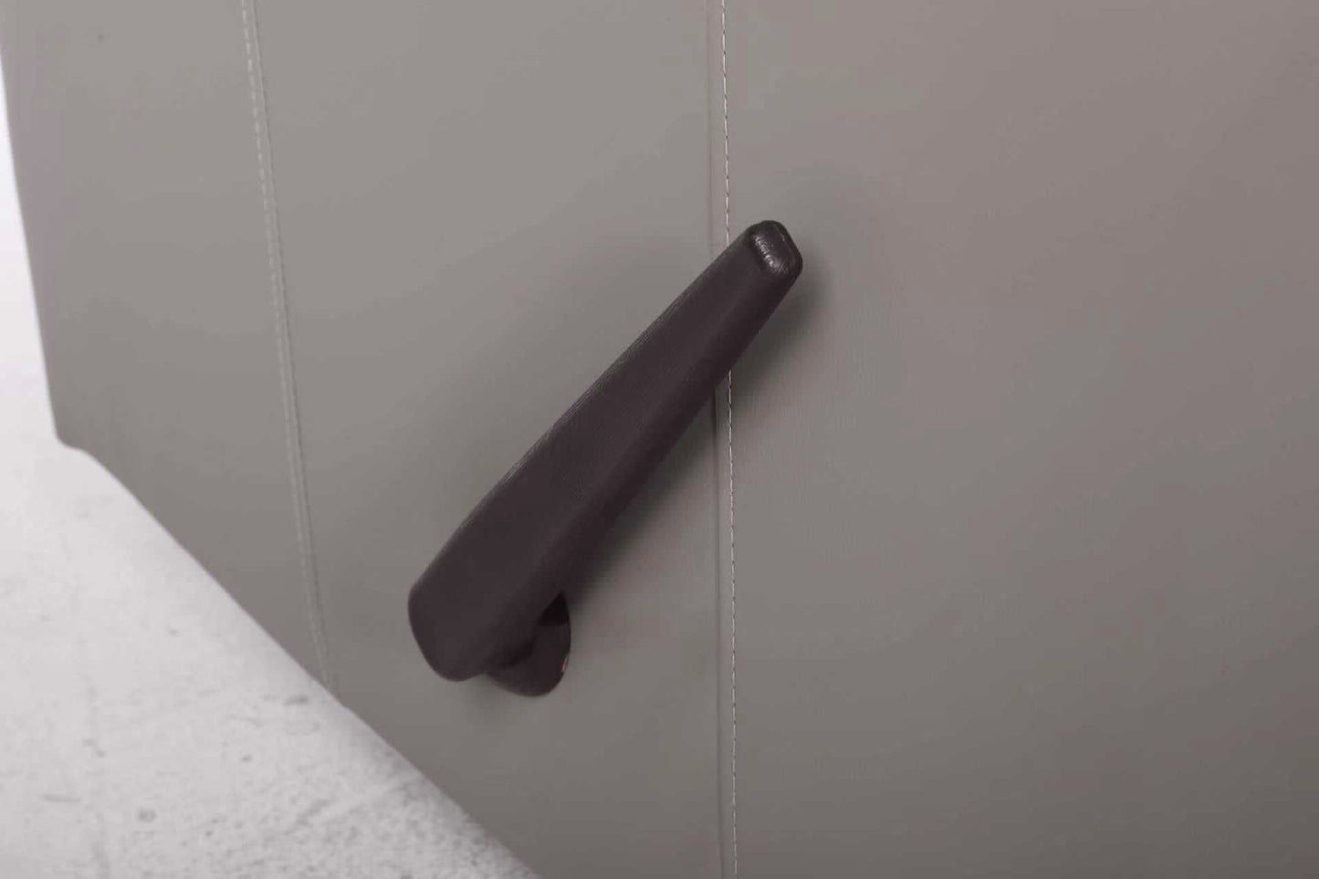 כורסת טלוויזיה PU דמוי עור אפור