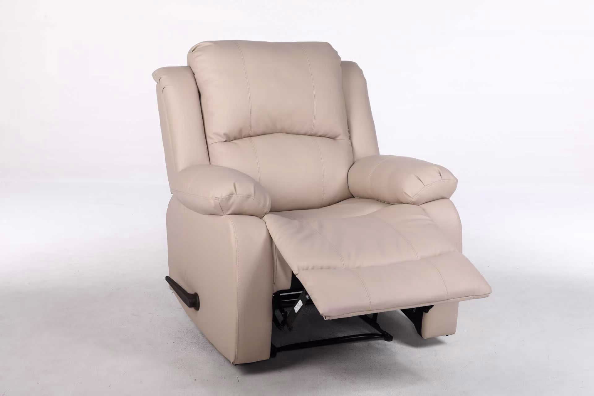 כורסת טלוויזיה PU דמוי עור בז