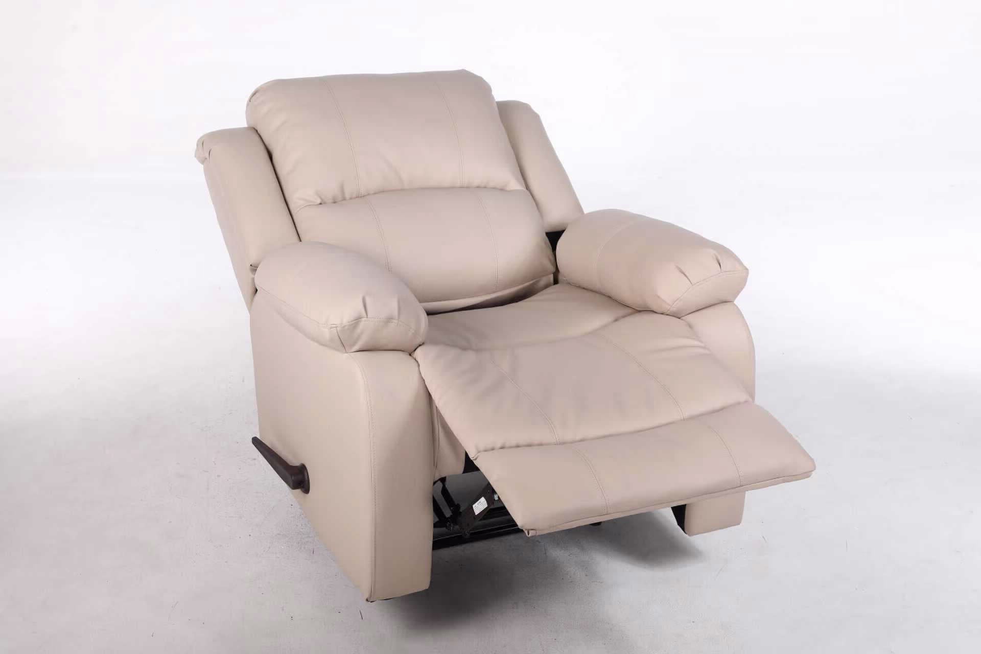 כורסת טלוויזיה PU דמוי עור בז