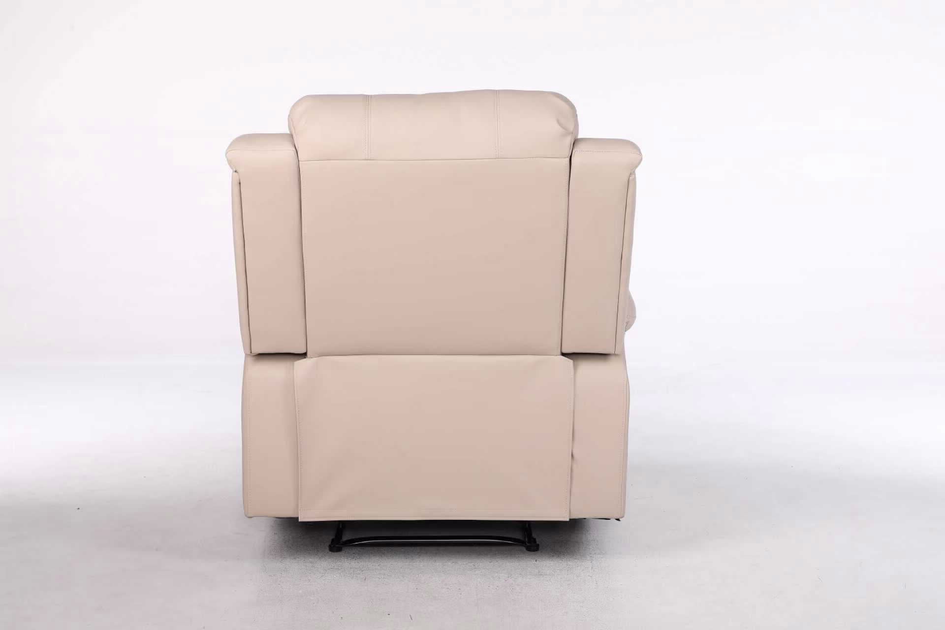 כורסת טלוויזיה PU דמוי עור בז