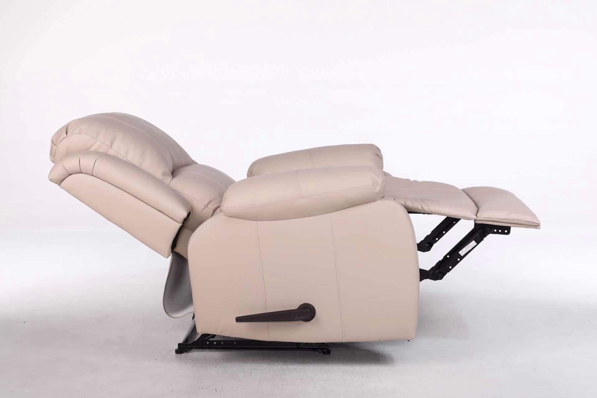 כורסת טלוויזיה PU דמוי עור בז