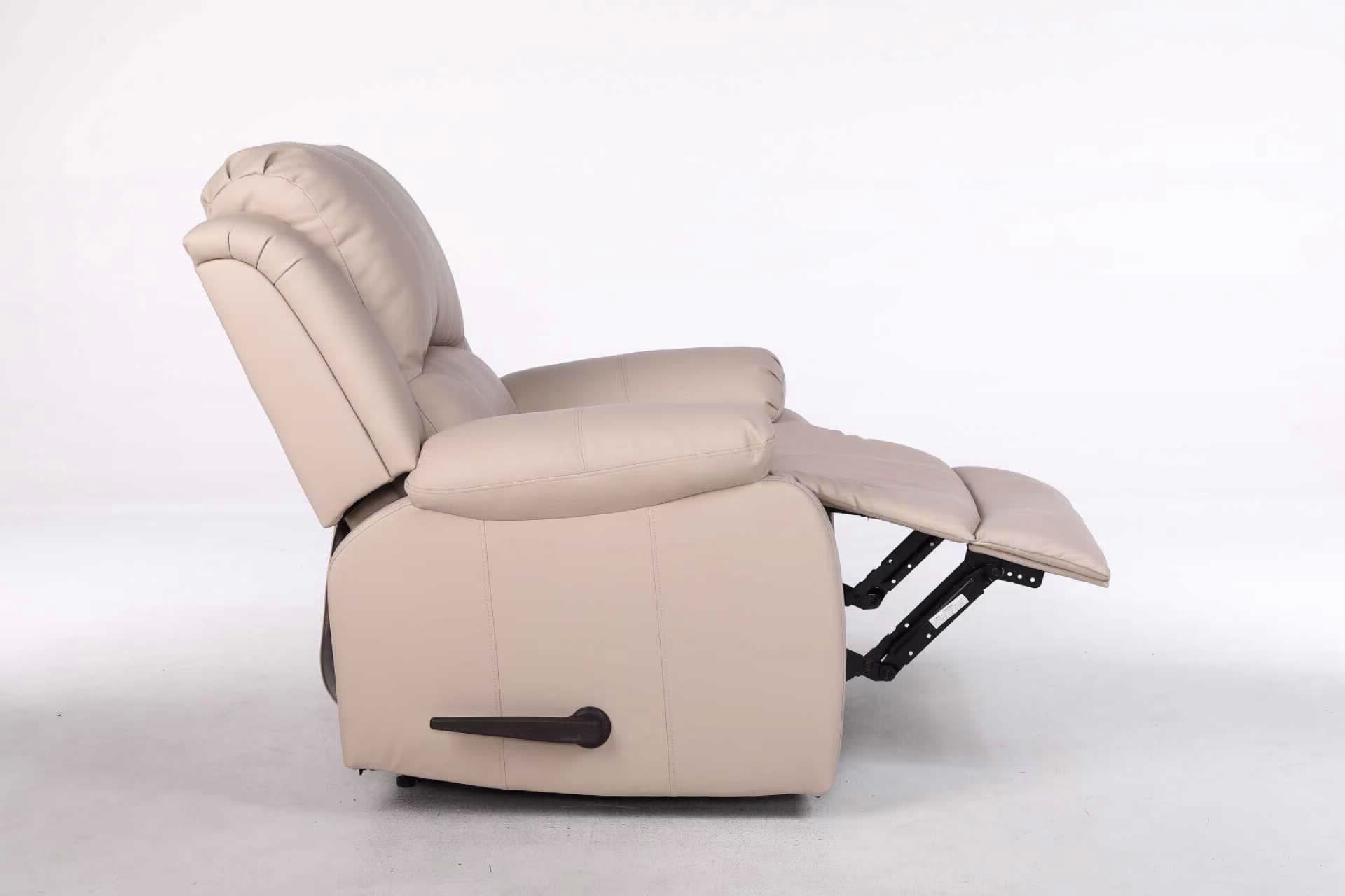 כורסת טלוויזיה PU דמוי עור בז