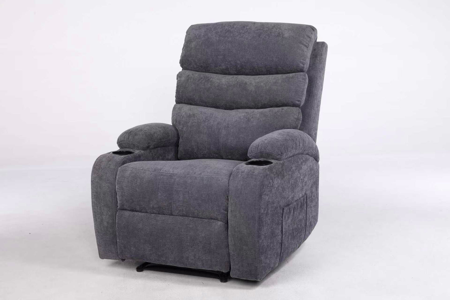 כורסאת טלוויזיה בד אפור