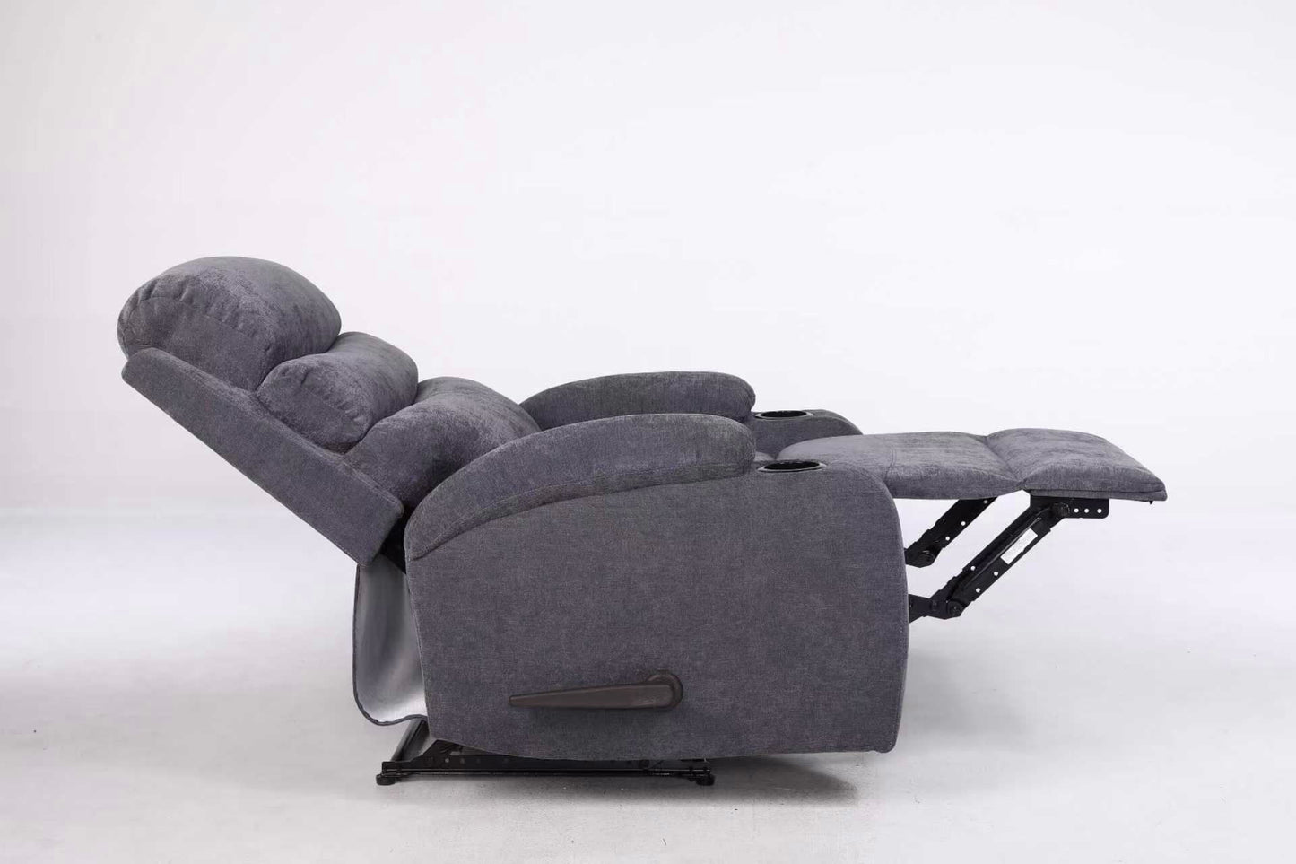 כורסאת טלוויזיה בד אפור