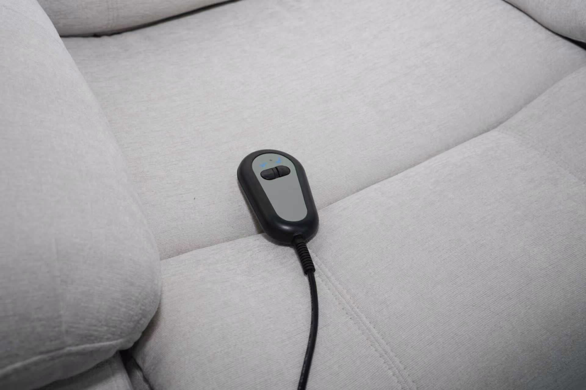 כורסת טלויזיה עם קימה בד בז