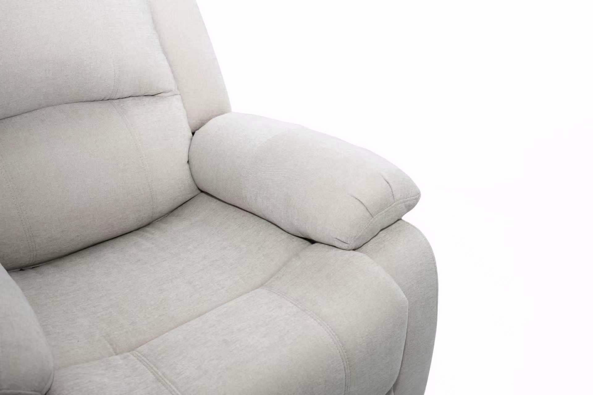 כורסת טלויזיה עם קימה בד בז