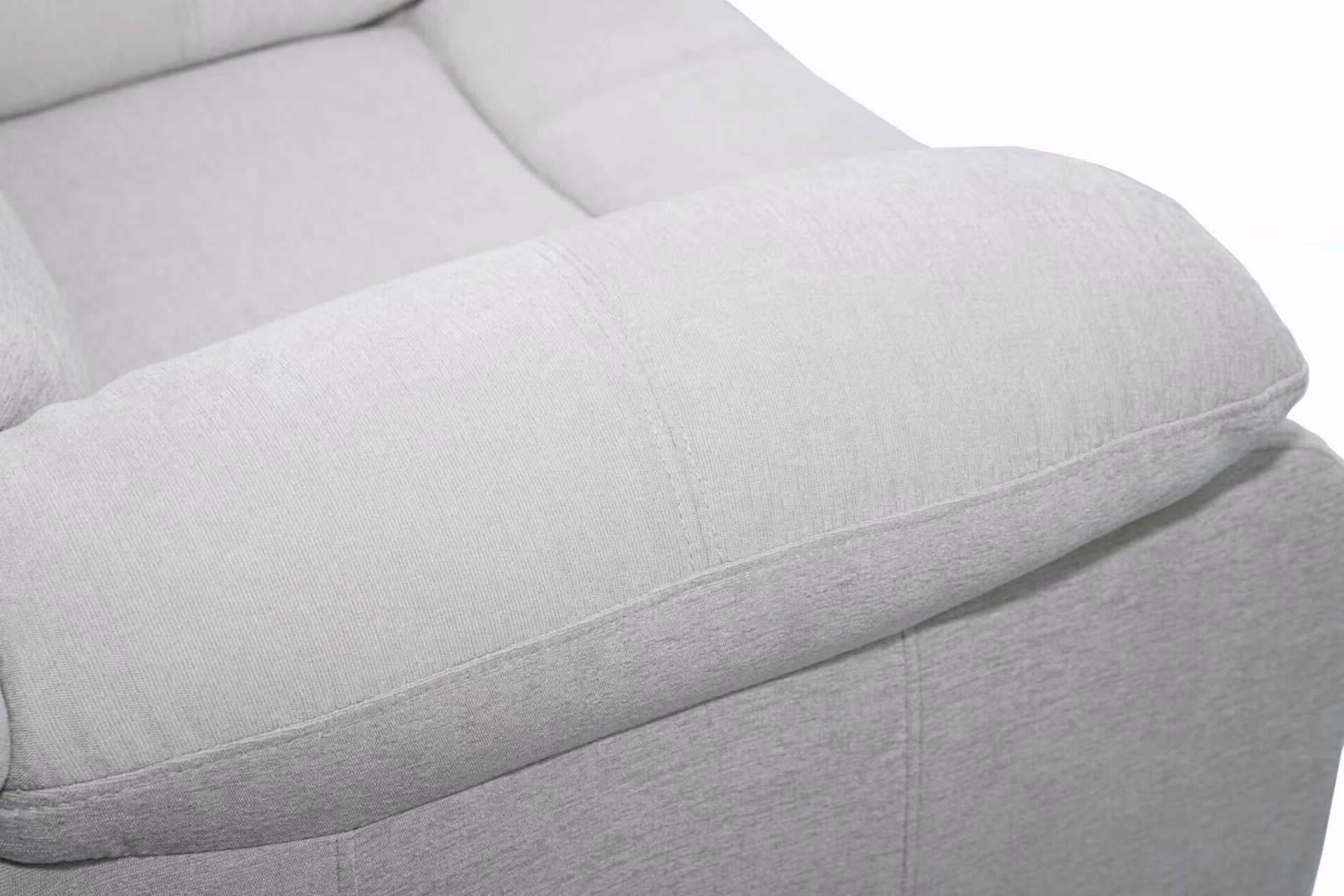 כורסת טלויזיה עם קימה בד בז