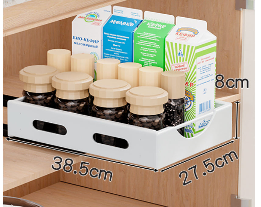 הארגונית הנשלפת לארון מטבח ומזווה צבע שחור