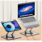 מעמד לפטופ מאלומיניום עם סיבוב 360° – תושבת מתכווננת עם קירור מובנה
