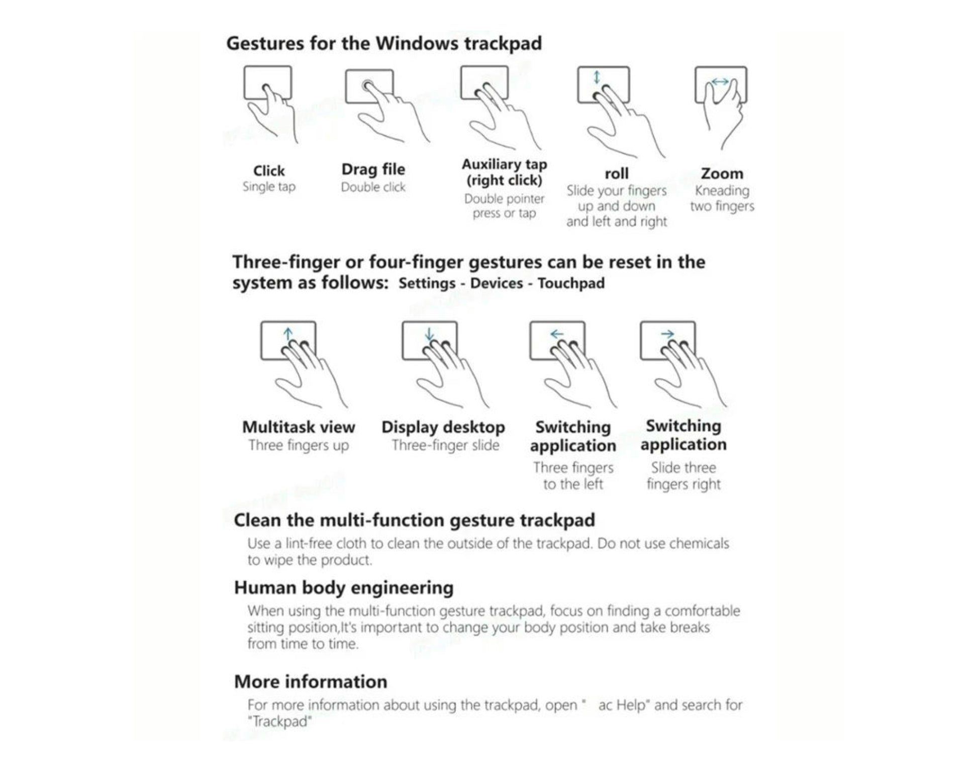 טאצ׳פד אלחוטי Bluetooth – משטח מגע רב־תפקודי עם מחוות, נטען ומתאים למחשב נייד, iPad, Mac ומכשירים נוספים