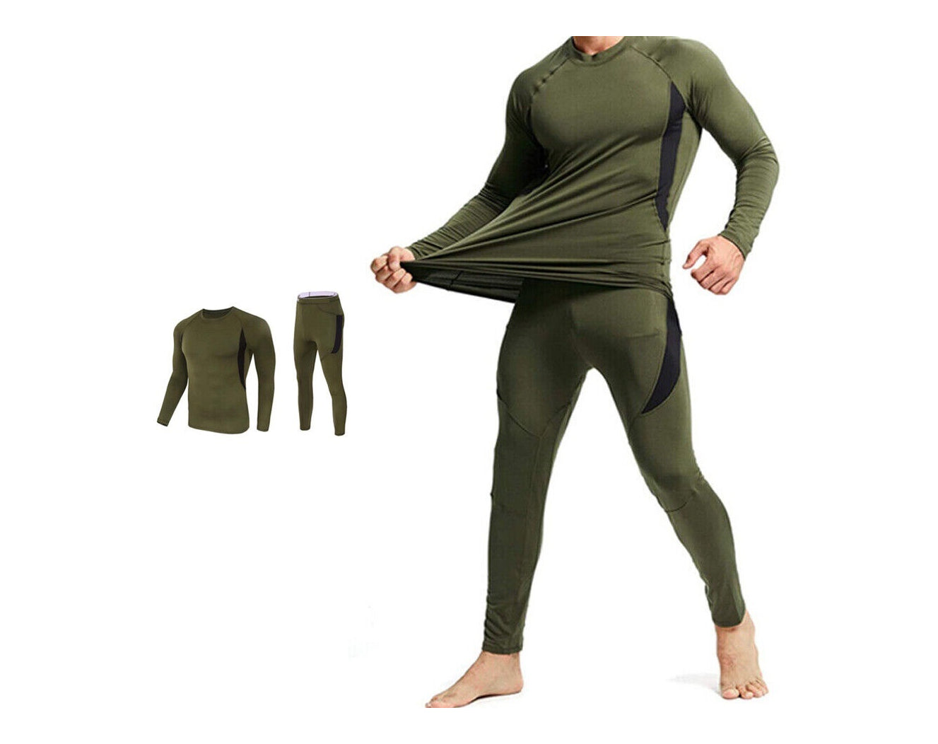 XL סט ביגוד טרמי חקי