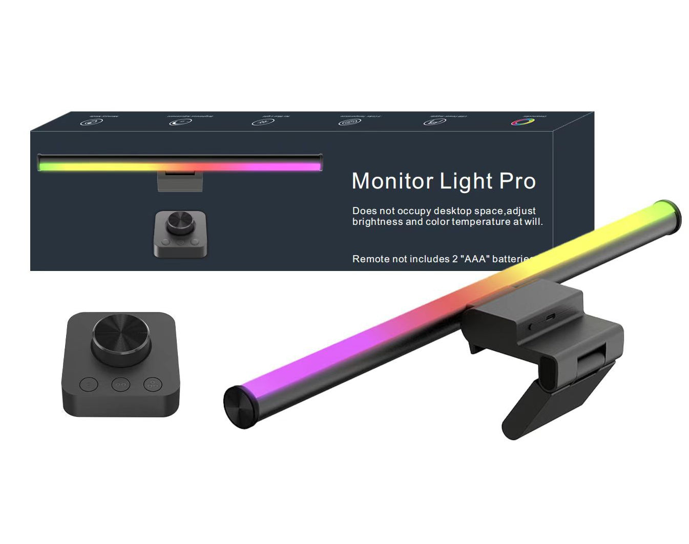 תאורת מסך חכמה עם שליטה