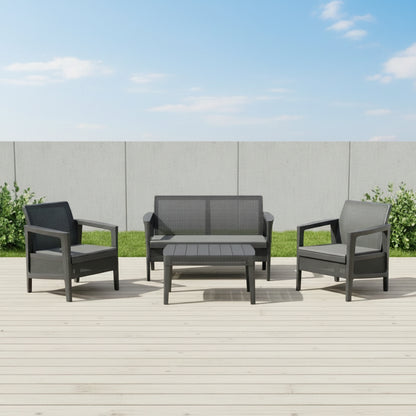 מערכת ישיבה אטלס אפור כהה, כתר