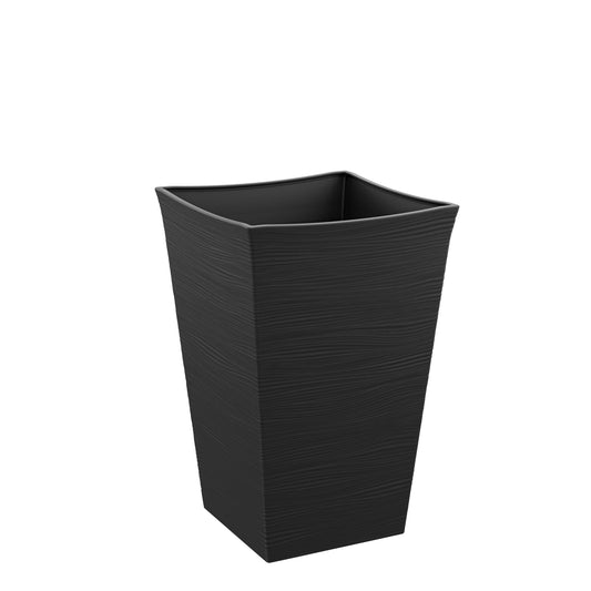 עציץ גלים שחור 57*37*37 ס"מ, כתר