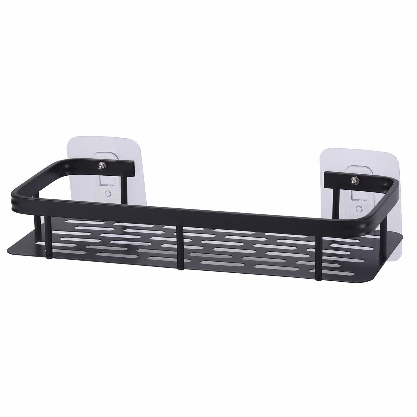 מתלה אחסון אלומיניום לאמבטיה 30*13*5 שחור