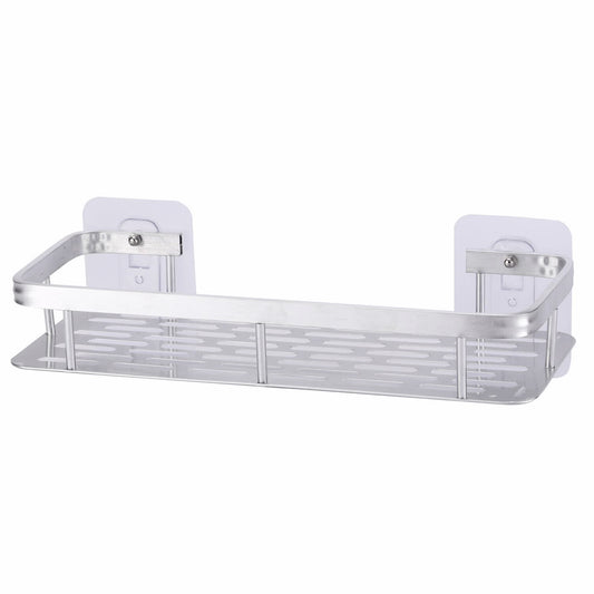 מתלה אחסון אלומיניום לאמבטיה 30*13*5 ניקל