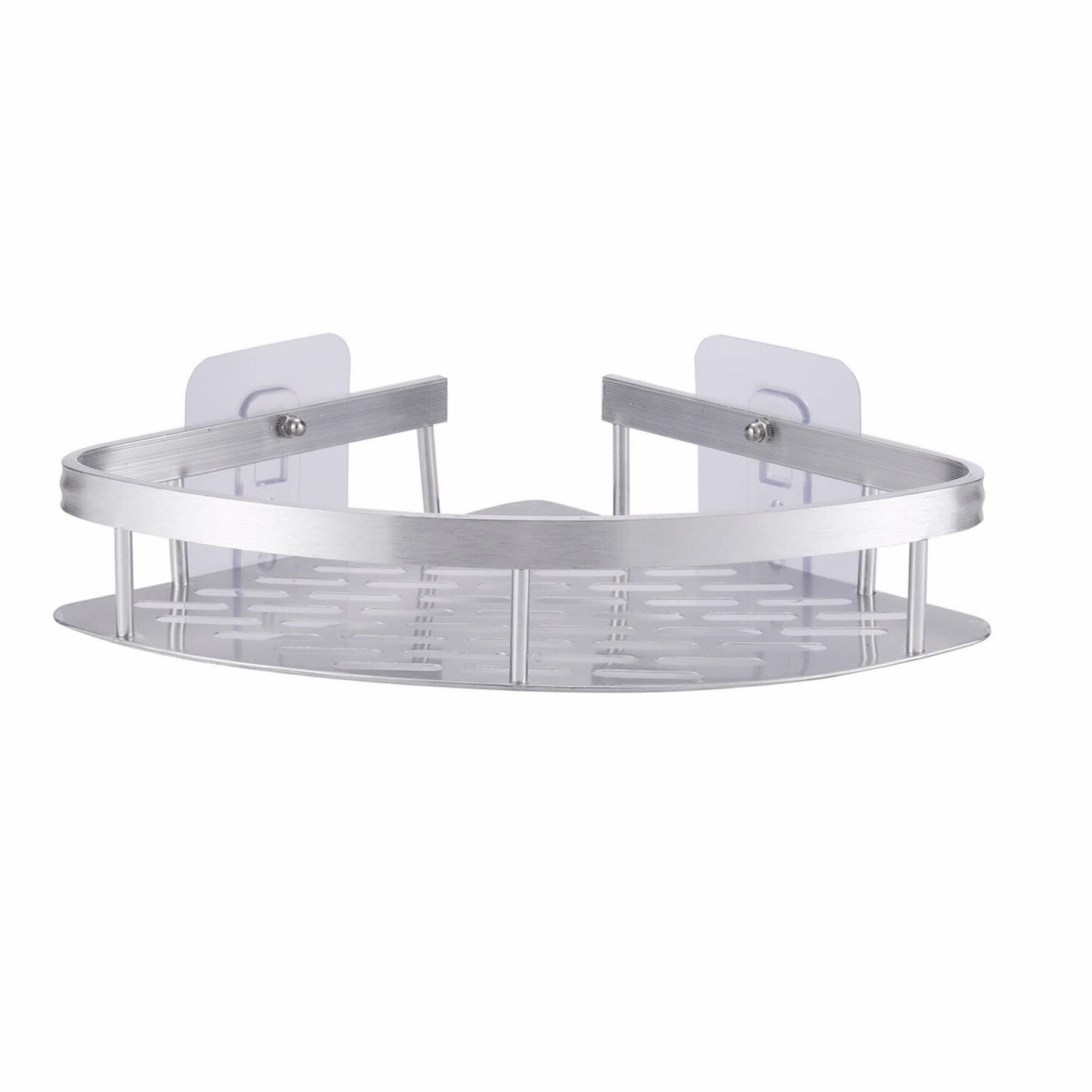 מתלה אחסון פינתי אלומיניום ניקל לאמבטיה 20.5*28*5