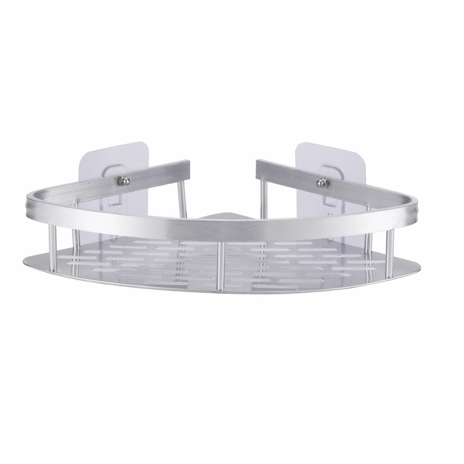 מתלה אחסון פינתי אלומיניום ניקל לאמבטיה 20.5*28*5