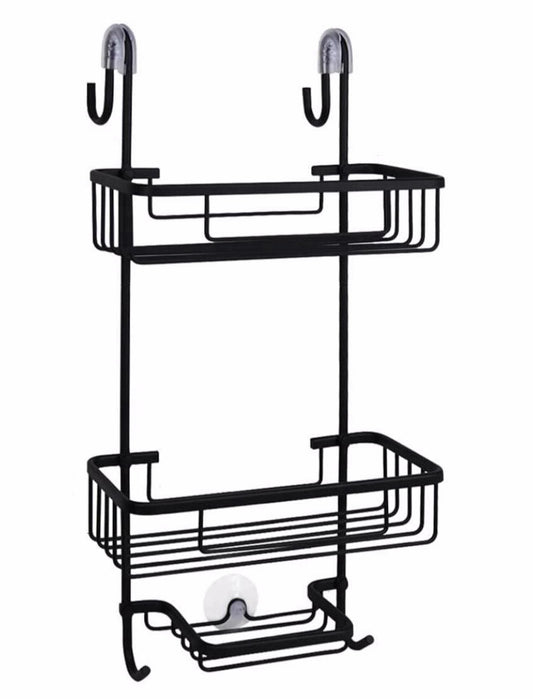 מתקן תלייה לאמבטיה אלומיניום שחור