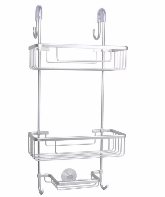 מתקן תלייה לאמבטיה אלומיניום כסוף