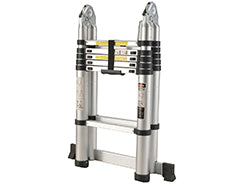 סולם אלומיניום טלסקופי כפול 5.6 מטרים – מותג TELESCOPIC