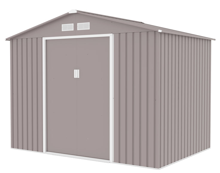 מחסן מתכת פרמיום 2.77X1.91 G96 צבע אפור דגם EverGreen