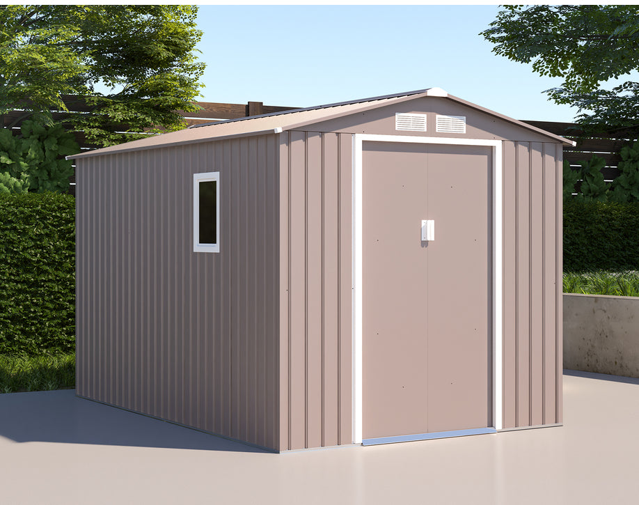 מחסן מתכת פרמיום 2.13X3.19 G710 צבע אפור דגם EverGreen