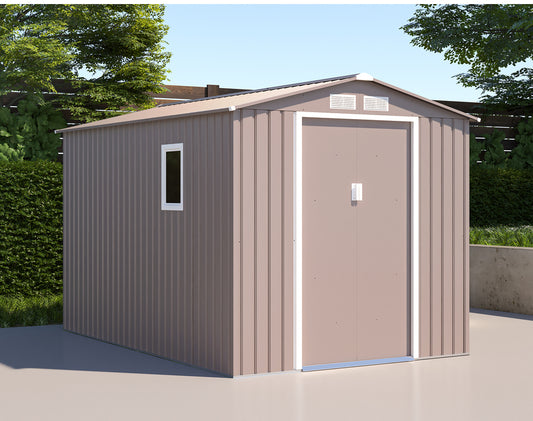 מחסן מתכת פרמיום 2.13X3.19 G710 צבע אפור דגם EverGreen