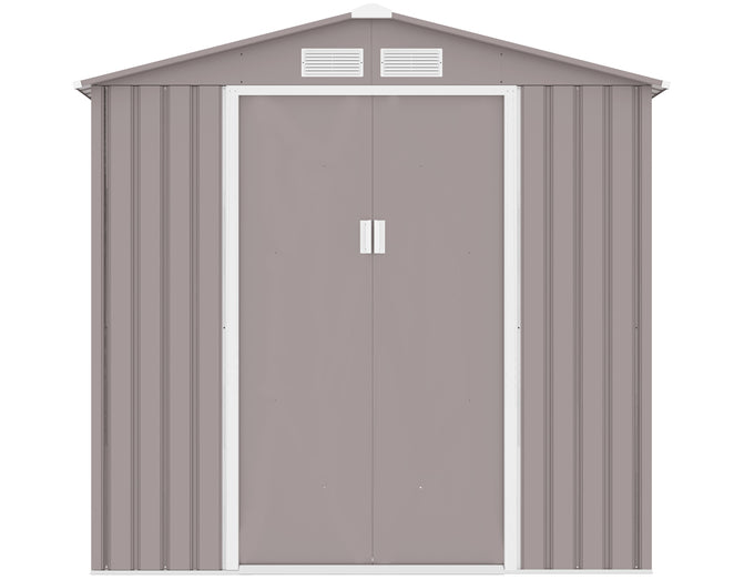 מחסן מתכת פרמיום 2.13X3.19 G710 צבע אפור דגם EverGreen