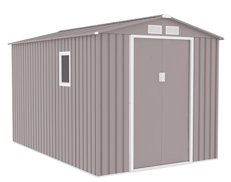 מחסן מתכת פרמיום 2.13X3.19 G710 צבע אפור דגם EverGreen