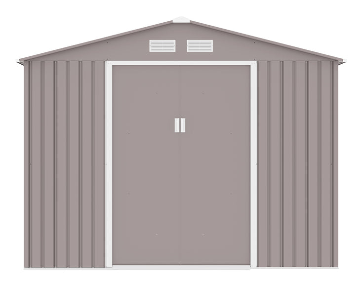 מחסן מתכת פרמיום 2.77X3.19 G910 צבע אפור דגם EverGreen