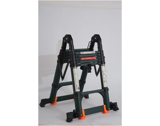 סולם ARMY פרימיום טלסקופי כפול – 3.8 מטר – מותג TELESCOPIC