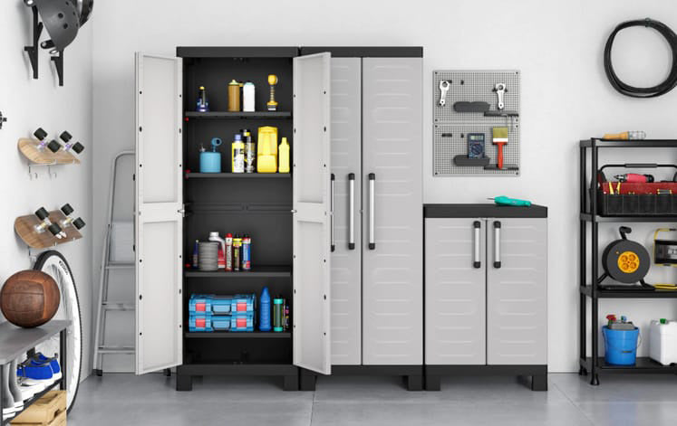 ארון שירות דטרויט אפור