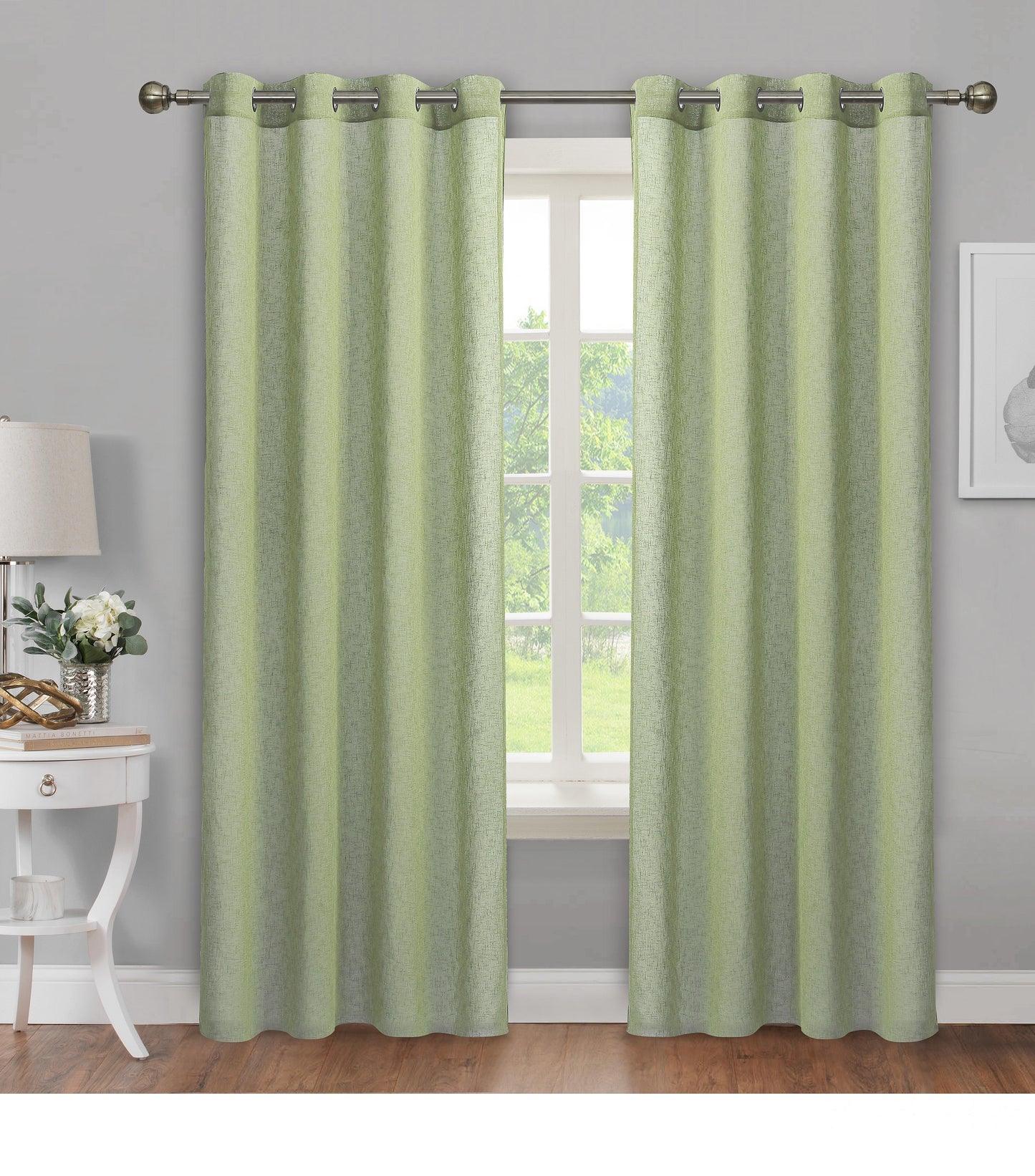 וילון רינג טוהר 250*140 ירוק מרווה